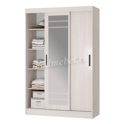 Шкаф-купе Тео ШКК-02 (Ясень белый)