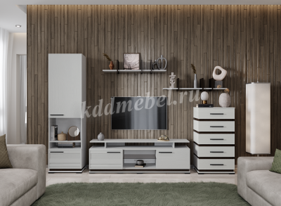 Тумба ТВ Модена МТ-1 (Ясень анкор светлый/Венге)