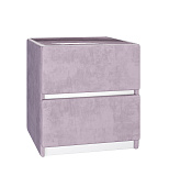 Тумба прикроватная мягкая Бискотти 001.29 исп.2 (Розовый велюр)