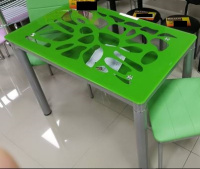 Стол обеденный В 828-  (Зелёный) Инста 2