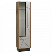 Шкаф-пенал (правый) Гамма 54.01-01 (Таксония/Чёрный/Грэй)