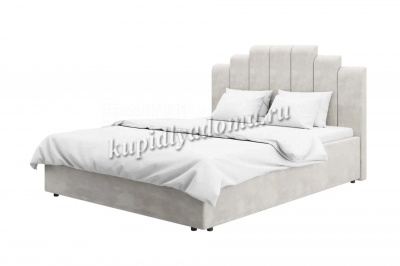 Кровать Амелия 1.6 с подъемным механизмом (Плюш Сильвер)