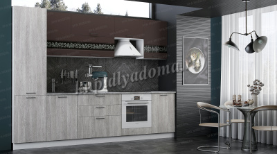 Шкаф нижний бутылочница Н200Б кухня Милена (Вяз)