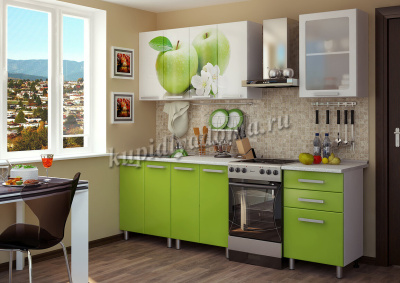 Кухня 1,8 Яблоко (Фотопечать) БТС