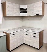 Кухня угловая 1,4*1,4 Алиса Loft комп №2 (Дуб сонома/Сосна белая)