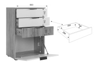 Схема комод Бери доп Схема комод Бери доп