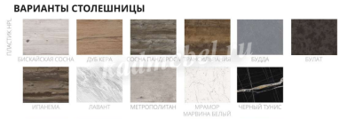 Стол обеденный ВВР пристенный Пластик (Лавант)