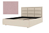 Кровать NEO 1.6 с подъемным механизмом (Vivaldi 27/Розовый)
