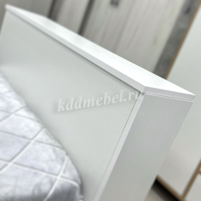 Кровать Ксения 0.9 с настилом без прикроватного блока (Белый)