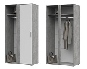 Шкаф угловой Денвер ШК 04 (Белый/Ателье светлое)