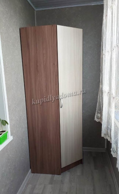 Шкаф угловой Макарена ШК-303 (Ясень шимо темный/Ясень шимо светлый)