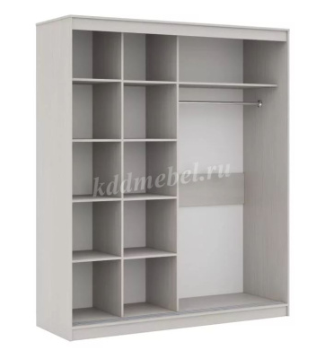 Шкаф-купе Оскар-11.03  (Анкор светлый/Зеркало 1/2)