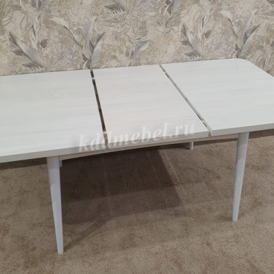 Стол обеденный раскладной Ялта-2 (Анкор светлый/Опора цилиндрическая)