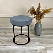 Банкетка ТБ-004 (Нубук сталь/Черный)