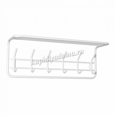 Вешалка с полкой ЗМИ 80 см (Белый)