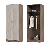 Шкаф распашной Басса ШКК-554 (Ясень шимо темный/Ясень шимо светлый)