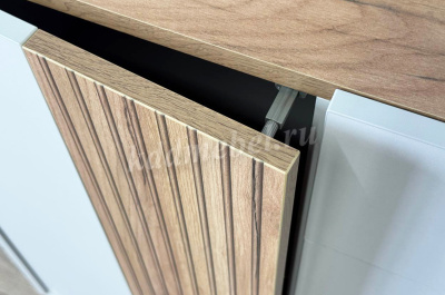 Шкаф двухдверный Доминика (Кашемир/Дуб крафт золотой)