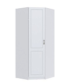 Шкаф угловой Апполия спальня (Белый/Белый дуб)