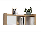 Полка Ирис (Дуб крафт золото/Белый)