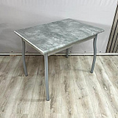 Стол обеденный раздвижной Дейтройт К (Бетон серый/Металлик)