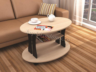 Стол журнальный Юпитер-1 (Венге/Дуб молочный)