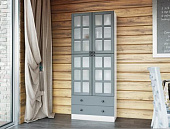 Буфет Нарус №8 (Белый/Графит Софт мат)