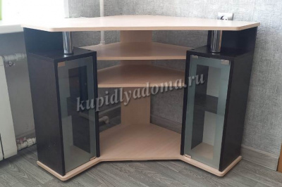 Тумба угловая ТВ-044(2у) (Венге/Дуб молочный)