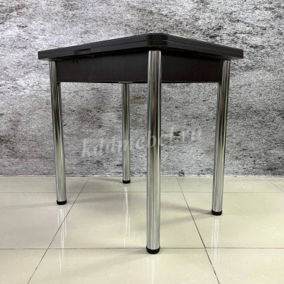 Стол обеденный Д29 раскладной (Черный мрамор/Венге)