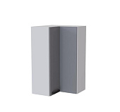 Шкаф верхний угловой сушка высокий ВУСП2 кухня Марбл (Белый/Слоновая кость)