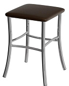 Табурет Квадрат (Шоколад экокожа)