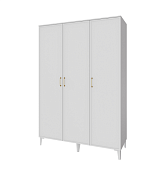 Шкаф 3-х створчатый Толедо ТШ-23 (Белый)