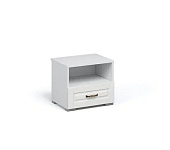 Тумба прикроватная Лацио 1 ящ (Белое дерево)