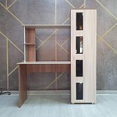 Стол компьютерный Юниор-1 (Ясень шимо темный/Ясень шимо светлый)