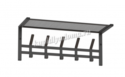 Вешалка с полкой Торонто-21 (Графит)