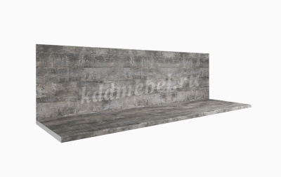 Кухня угловая Плейона 2,8*2,4 (Белый/Столешница Олдвуд)