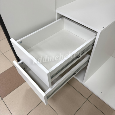 Шкаф Лион 4х створчатый с антресолью (Белый)