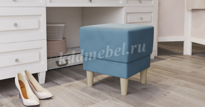 Пуф Айрин (Ткань велюр Велутто 47  арт. ТП 324 светлый бирюзовый)