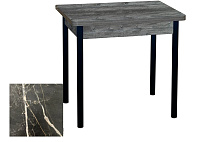 Стол обеденный Д17 раскладной (Файерстоун/Опоры черные)