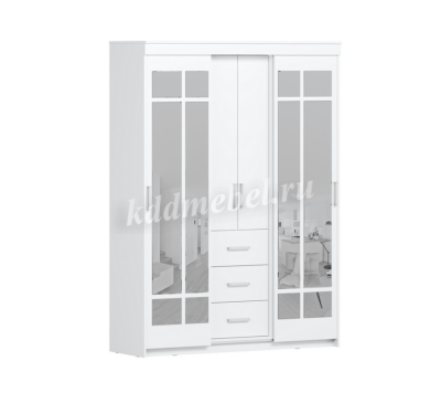 Шкаф-купе Комфорт №6 М (Белый)