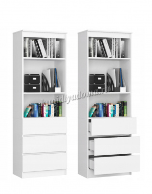 Стеллаж Сура 3-ящ. (Белый)