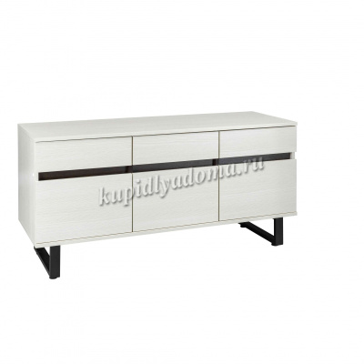 Тумба ТВ Белла-2 (Бодега белый/Металл черный)