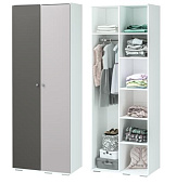 Шкаф Мемори 2-х створчатый (Smoky eyes/Smoky kiss)