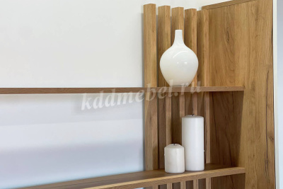 Гостиная Бери К-2 (Дуб крафт золотой/Белое дерево)