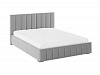 Кровать Нега 1.6 с подъемным механизмом (Светло-серый)