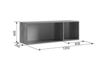 Антресоль трехдверная Бери схема Антресоль трехдверная Бери схема