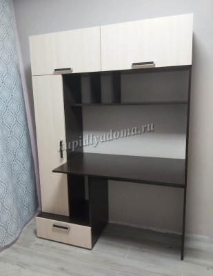 Стол компьютерный Квартет-11 (Венге/Дуб молочный)