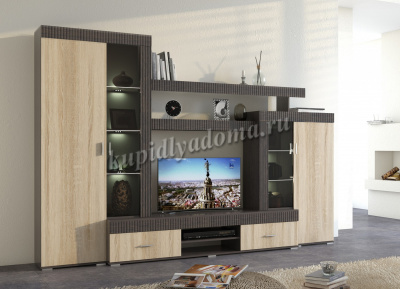 Гостиная Марк (Венге/Дуб сонома)