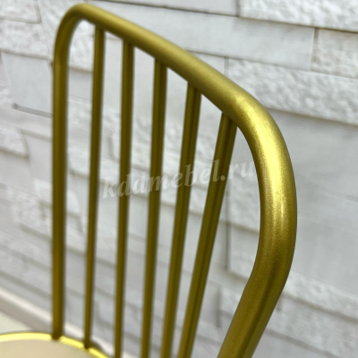 Стул Персей-1 (Золото/Велюр Песочный) тип 2