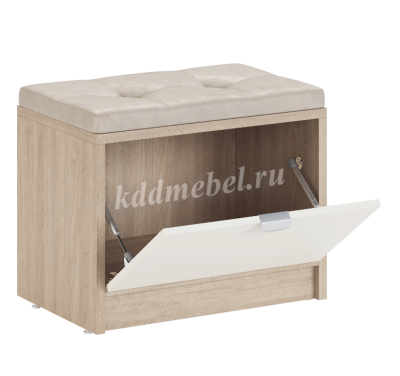 Тумба-обувница Эльтон (Палермо/Перламутр)