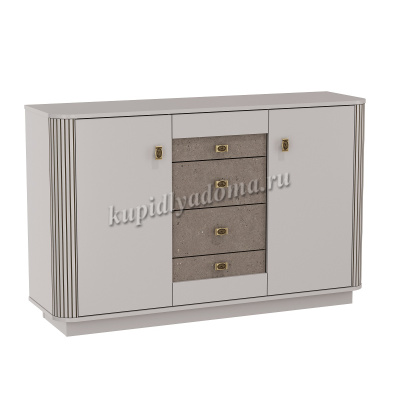 Комод Фантазия 34.11 (Кашемир/Дуо/Kroning кашемир патина)